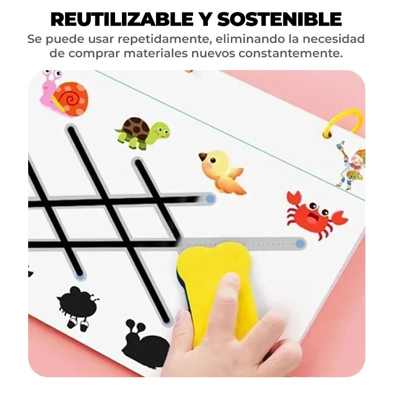 Libro Mágico Reutilizable Educativo para Niños