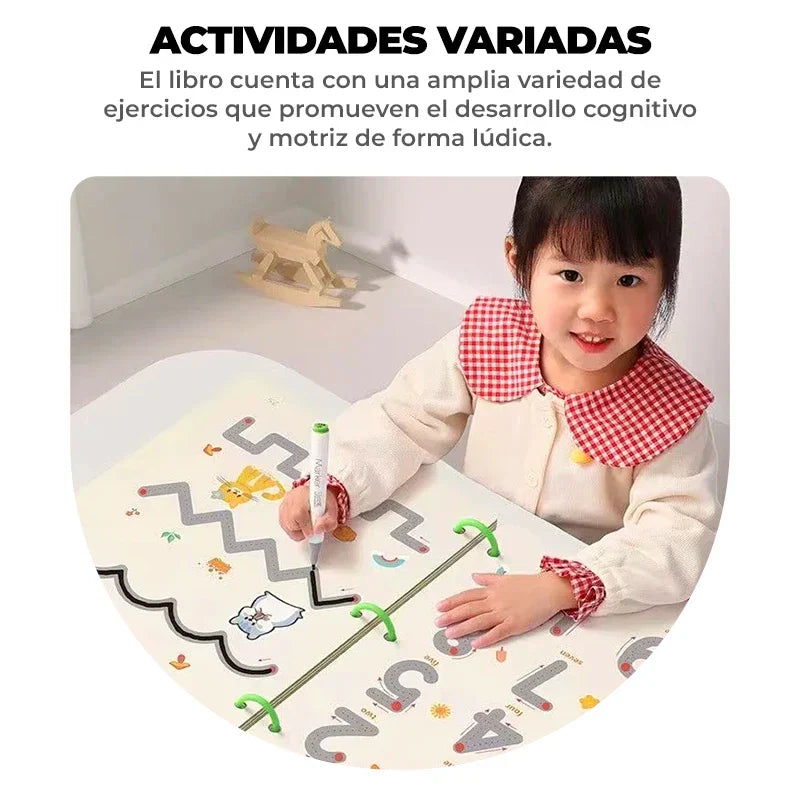 Libro Mágico Reutilizable Educativo para Niños