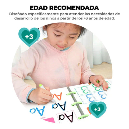 Libro Mágico Reutilizable Educativo para Niños