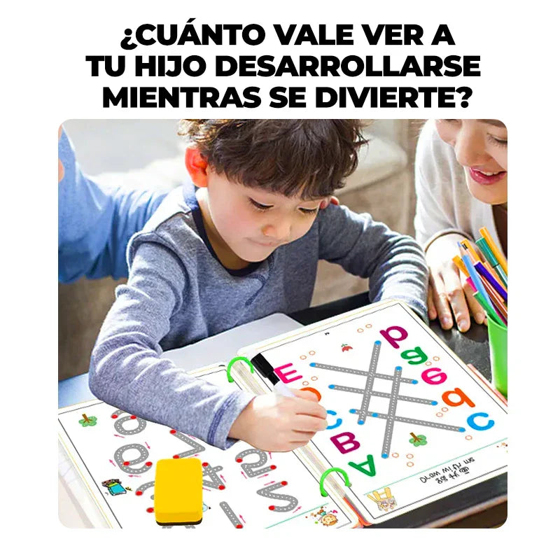 Libro Mágico Reutilizable Educativo para Niños